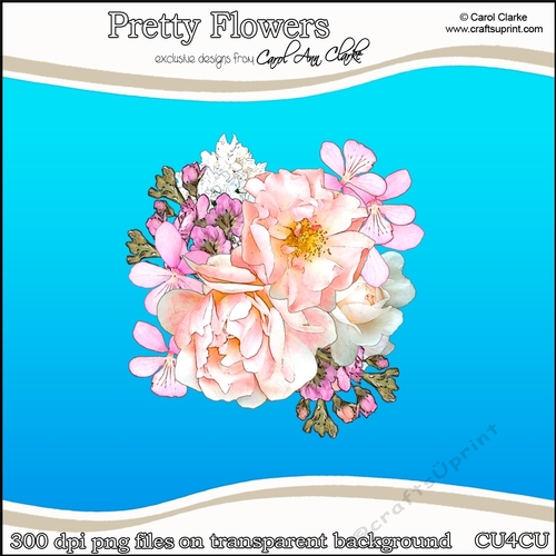 Pretty Flowers - CU4CU Digital Clip Art Set
