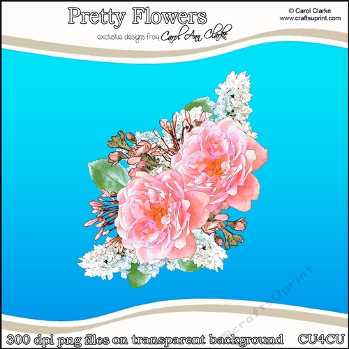 Pretty Flowers - CU4CU Digital Clip Art Set