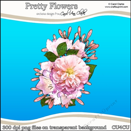 Pretty Flowers - CU4CU Digital Clip Art Set