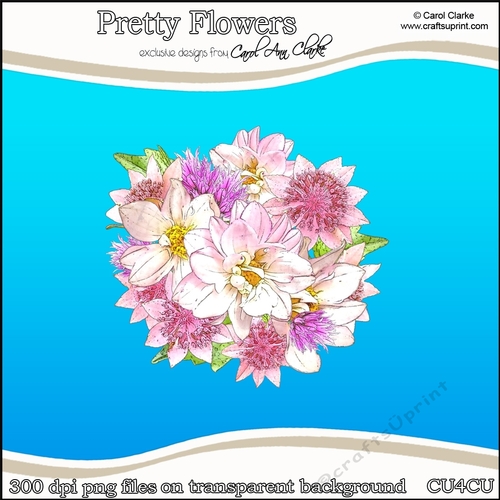 Pretty Flowers - CU4CU Digital Clip Art Set