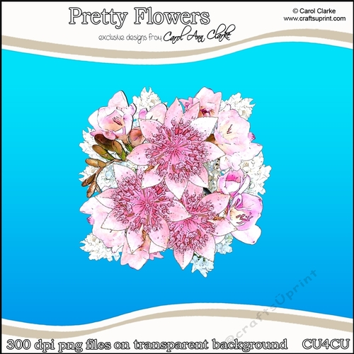 Pretty Flowers - CU4CU Digital Clip Art Set