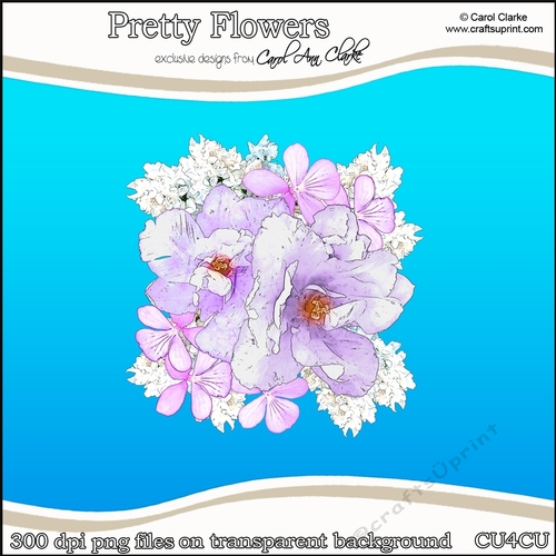Pretty Flowers - CU4CU Digital Clip Art Set