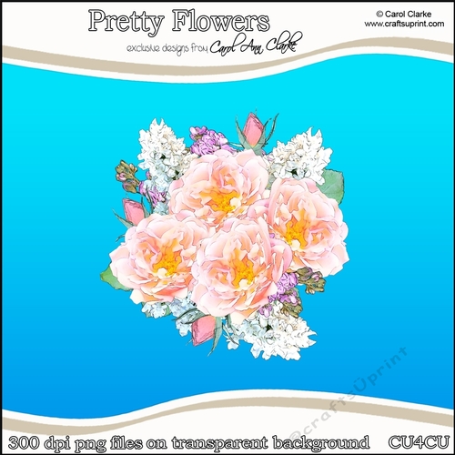 Pretty Flowers - CU4CU Digital Clip Art Set
