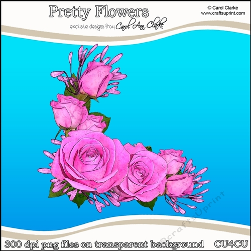 Pretty Flowers - CU4CU Digital Clip Art Set
