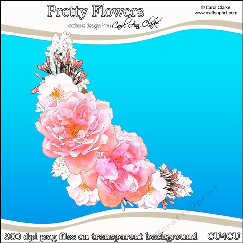 Pretty Flowers - CU4CU Digital Clip Art Set