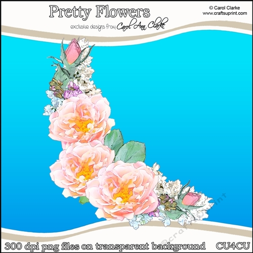 Pretty Flowers - CU4CU Digital Clip Art Set