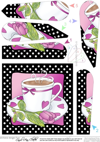 Time for Tea - Fan Pyramage Topper