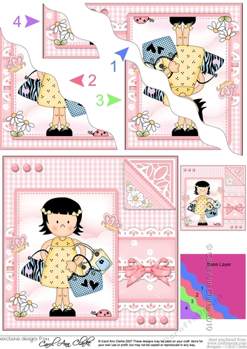 Cute Girlz & Lace Wavey Corner Stacker