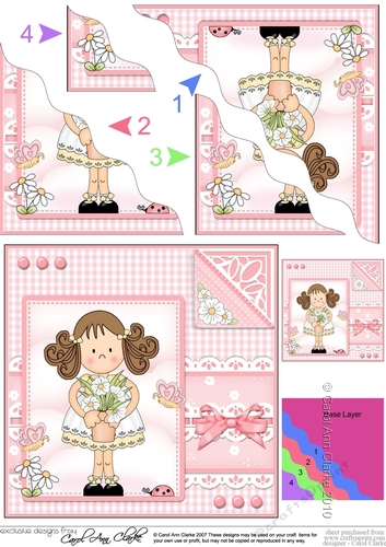 Cute Girlz & Lace Wavey Corner Stacker