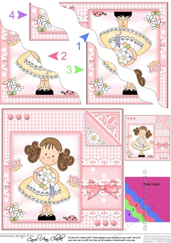 Cute Girlz & Lace Wavey Corner Stacker