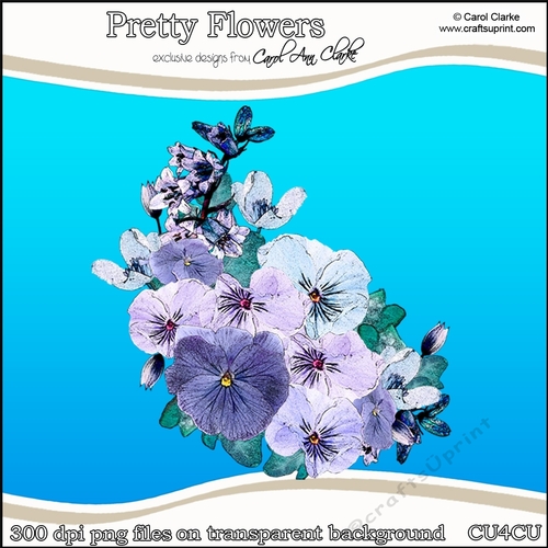 Pretty Flowers - CU4CU Digital Clip Art Set