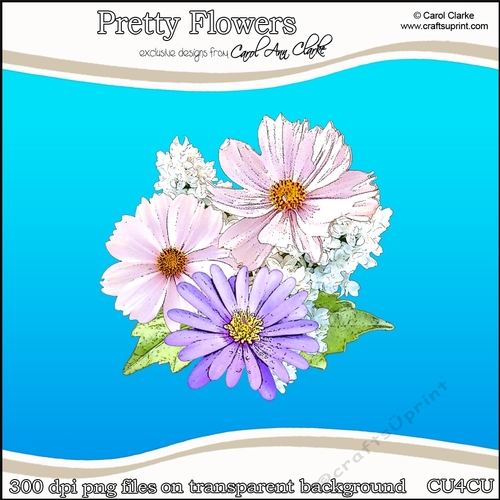 Pretty Flowers - CU4CU Digital Clip Art Set