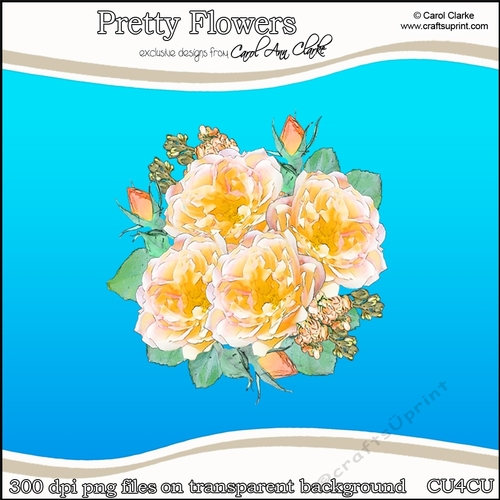Pretty Flowers - CU4CU Digital Clip Art Set