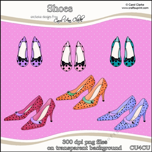 Shoes - CU4CU Digital Clip Art Set