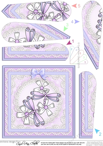 Dreamy Dragonflies - Wavey Corner Stacker
