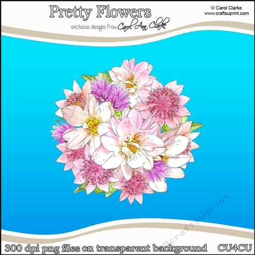 Pretty Flowers - CU4CU Digital Clip Art Set