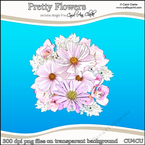 Pretty Flowers - CU4CU Digital Clip Art Set