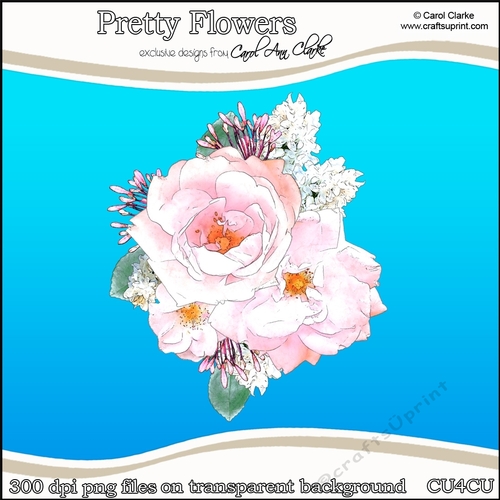 Pretty Flowers - CU4CU Digital Clip Art Set