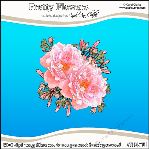 Pretty Flowers - CU4CU Digital Clip Art Set