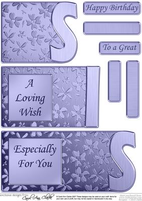 Sis Elegant Metallic Book Sheet