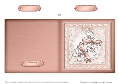 Dreamy Dragonflies Cut and Fold Quick Card