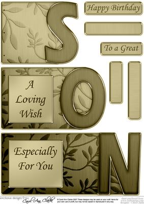 Son Elegant Metallic Book Sheet