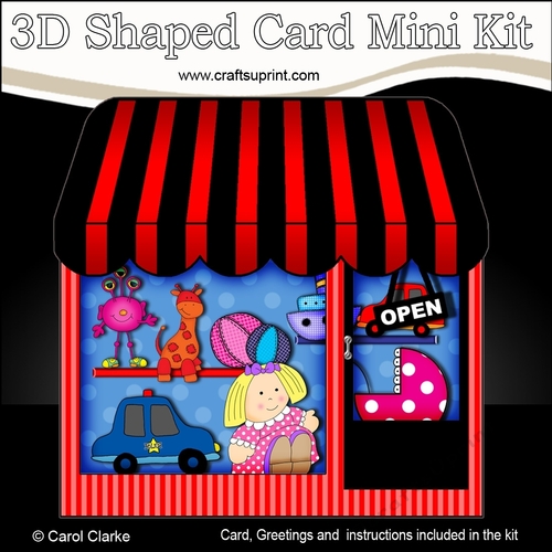3D Shaped Card Kit - The Happy Play Days Toy Shop