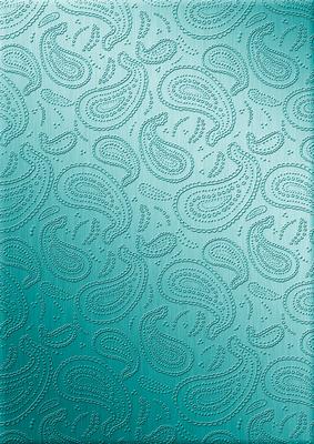Metallic Paisley Embossed Backing Paper