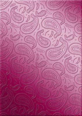 Metallic Paisley Embossed Backing Paper