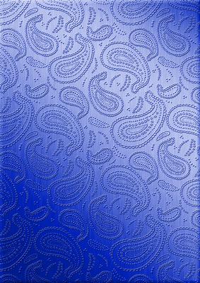 Metallic Paisley Embossed Backing Paper