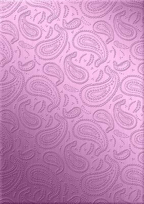 Metallic Paisley Embossed Backing Paper