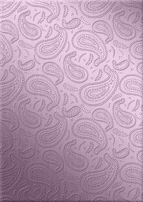 Metallic Paisley Embossed Backing Paper
