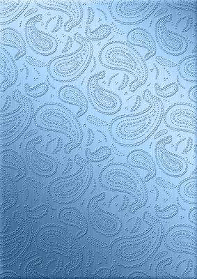 Metallic Paisley Embossed Backing Paper