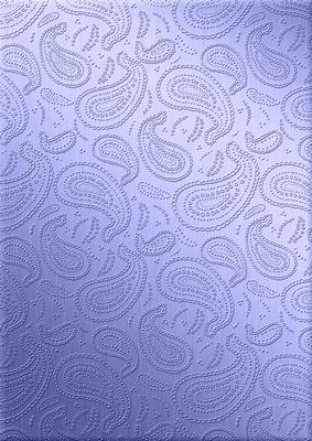 Metallic Paisley Embossed Backing Paper