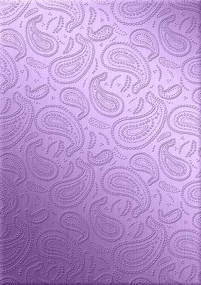 Metallic Paisley Embossed Backing Paper