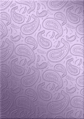 Metallic Paisley Embossed Backing Paper