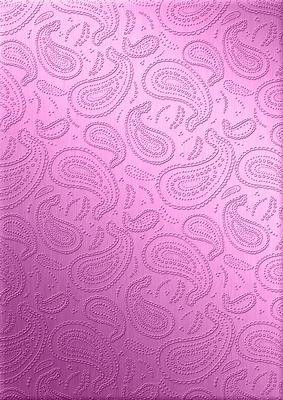 Metallic Paisley Embossed Backing Paper
