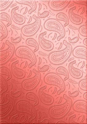 Metallic Paisley Embossed Backing Paper