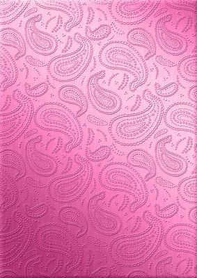 Metallic Paisley Embossed Backing Paper