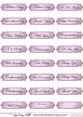 Metallic Everyday Mixed Greetings Text Plates