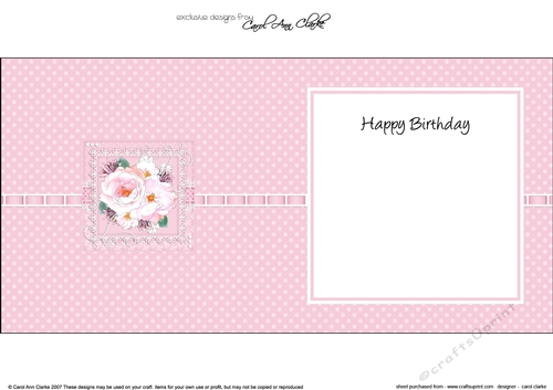 A Touch of Elegance Roses Pearls and Lace square landscape insert