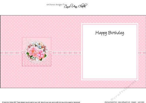 A Touch of Elegance Roses Pearls and Lace square landscape insert
