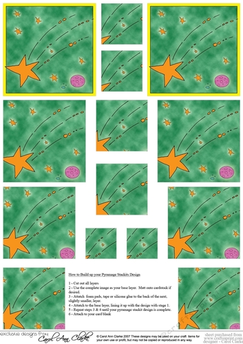 Aliens Out of this World  - Pyramage sheet