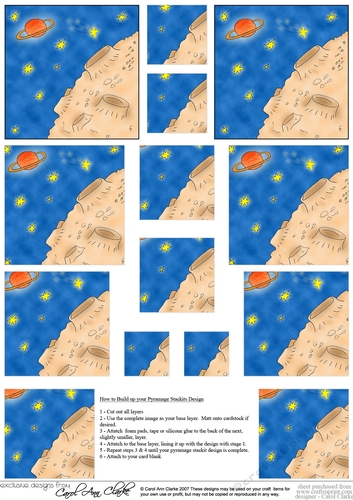 Aliens Out of this World  - Pyramage sheet