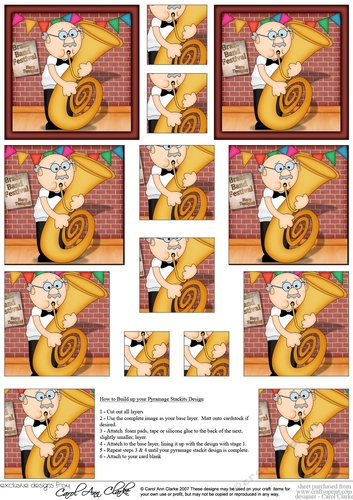 Old Man Bert - Pyramage sheet