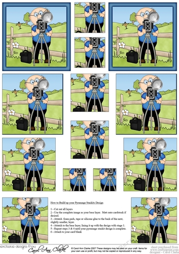 Old Man Bert - Pyramage sheet