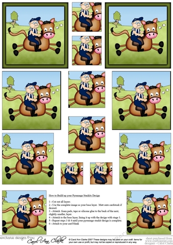 Old Man Bert - Pyramage sheet
