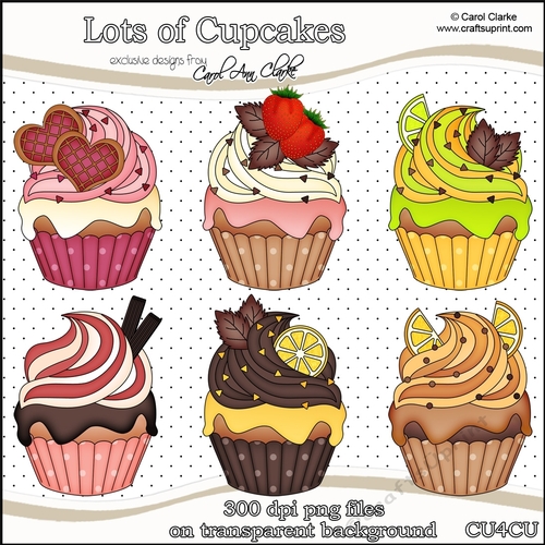 In the Kitchen - Cupcakes - CU4CU Digital Clip Art Set