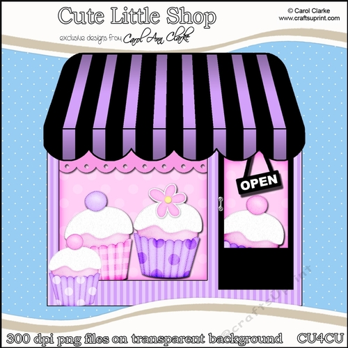 Lots of Cupcakes - Little Shop - CU4CU Digital Clip Art Set