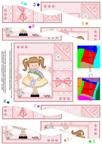 Cute Girlz & Lace Wavy Spiral Side Stacker